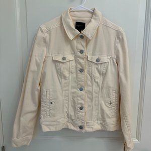 Light pale pink Liverpool denim jacked in size medium